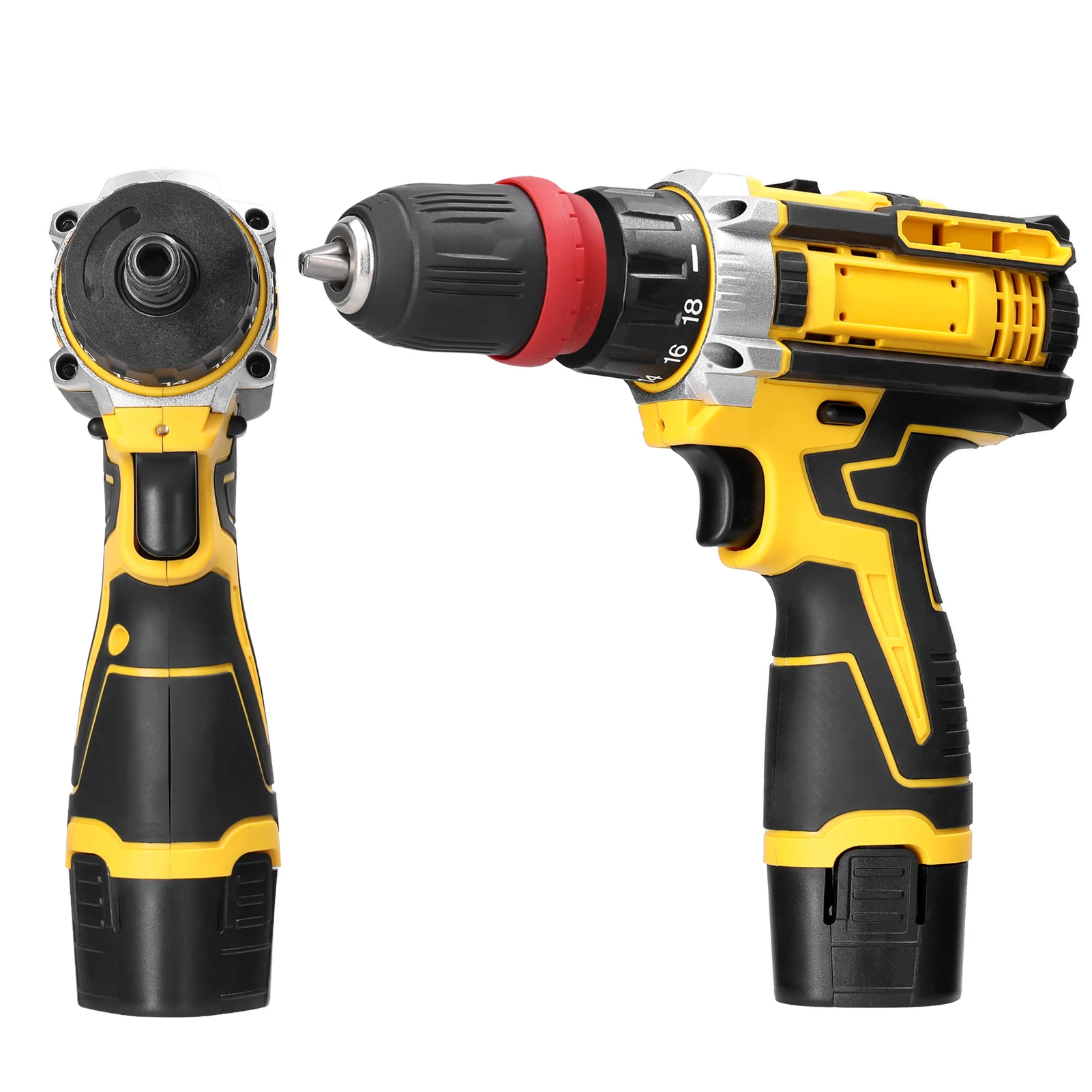 

12 V 2in1 Lithium Drill Electric Screwdriver Multi-function Power Tool Brushed Motor Practical Screw Driver for Home Appliances