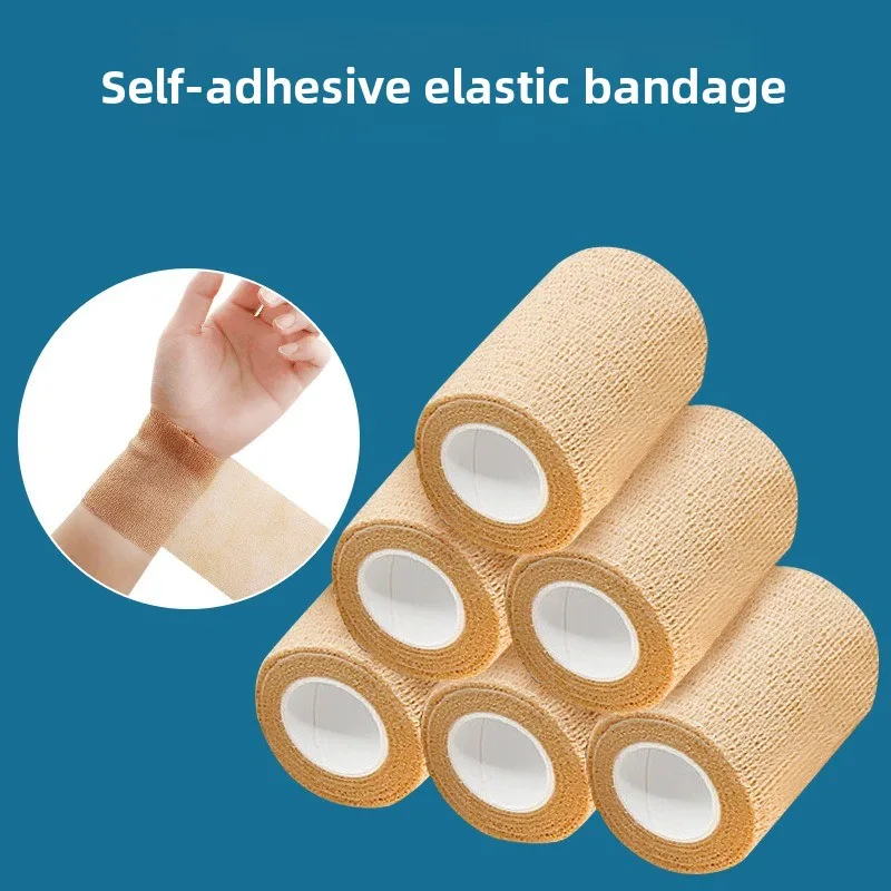 

10pcs Elastic Self Adhesive Bandage Sports Compression Tape Elastic Wrap Protector Finger Support for Basketball Sports