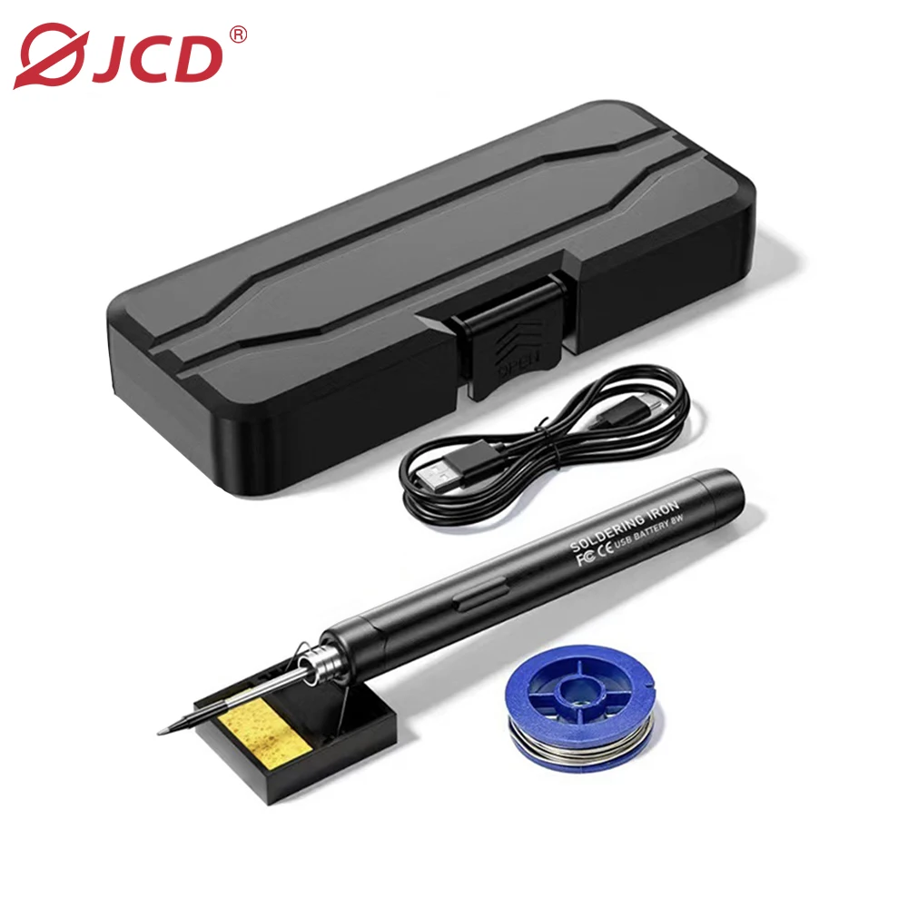 USB-soldeerboutset LED digitaal display Type-C-interface Draadloze elektrische soldeerbout Lasapparaat met instelbare temperatuur