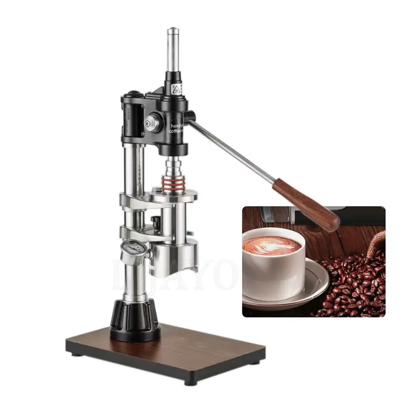 

Lever Pull Manual Stainless Steel Espresso Coffee Machine Italian Vehicle-Mounted Hand Press Coffee Machine