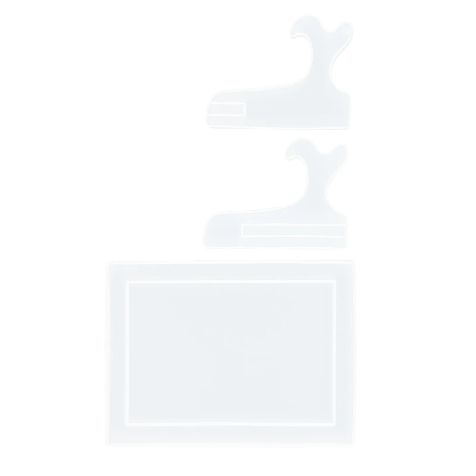 1 مجموعة إطار صور سيليكون لتقوم بها بنفسك قالب لينة إطار الصورة دائم صنع أدوات الايبوكسي قالب الحرفية قوالب الايبوكسي قالب الزينة #3