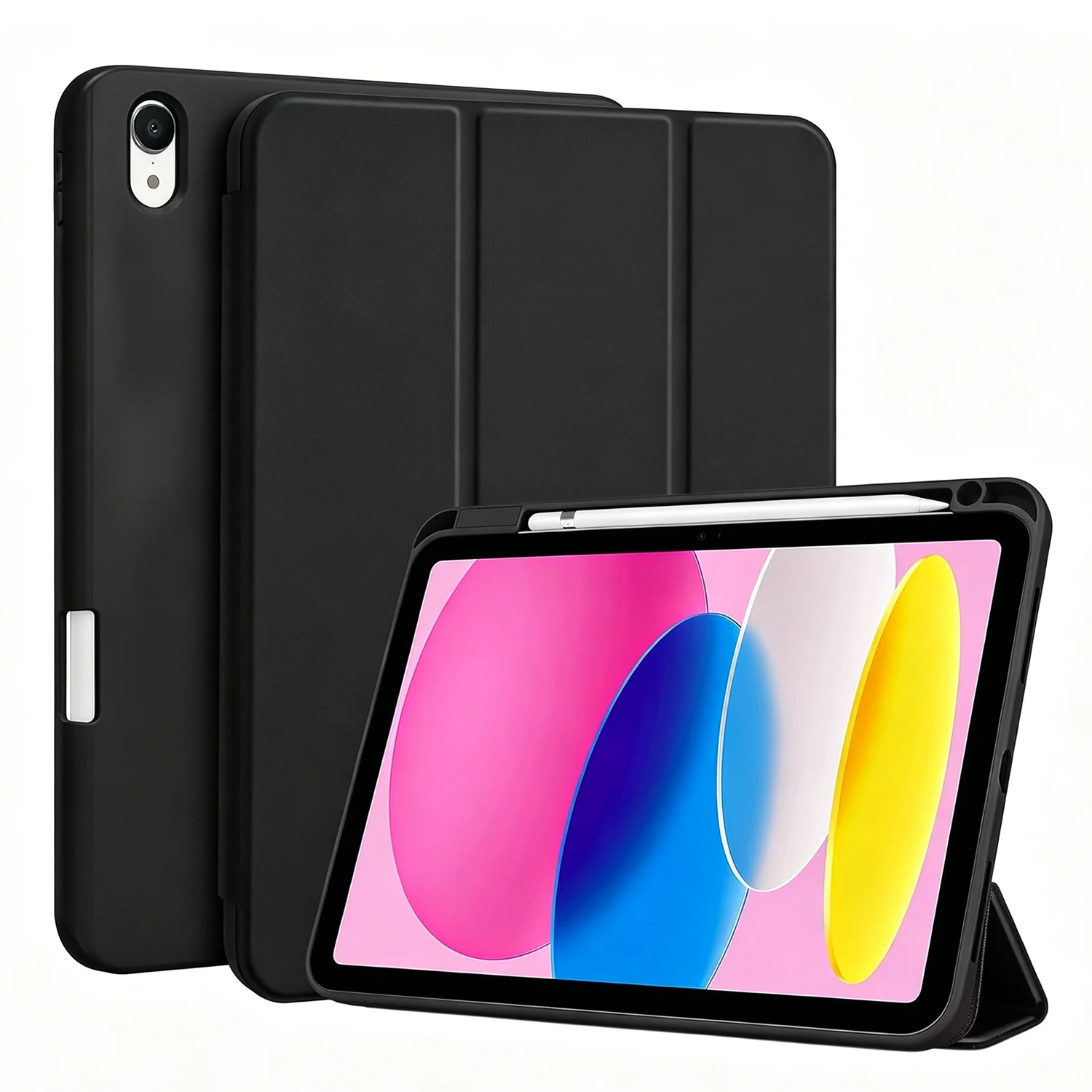 Tablet-Hülle für iPad (A16) 11. Generation 11 Zoll 2025/ 10. Generation 10,9 Zoll 2022 Stifthalter, Magnetische Flip Smart Cover