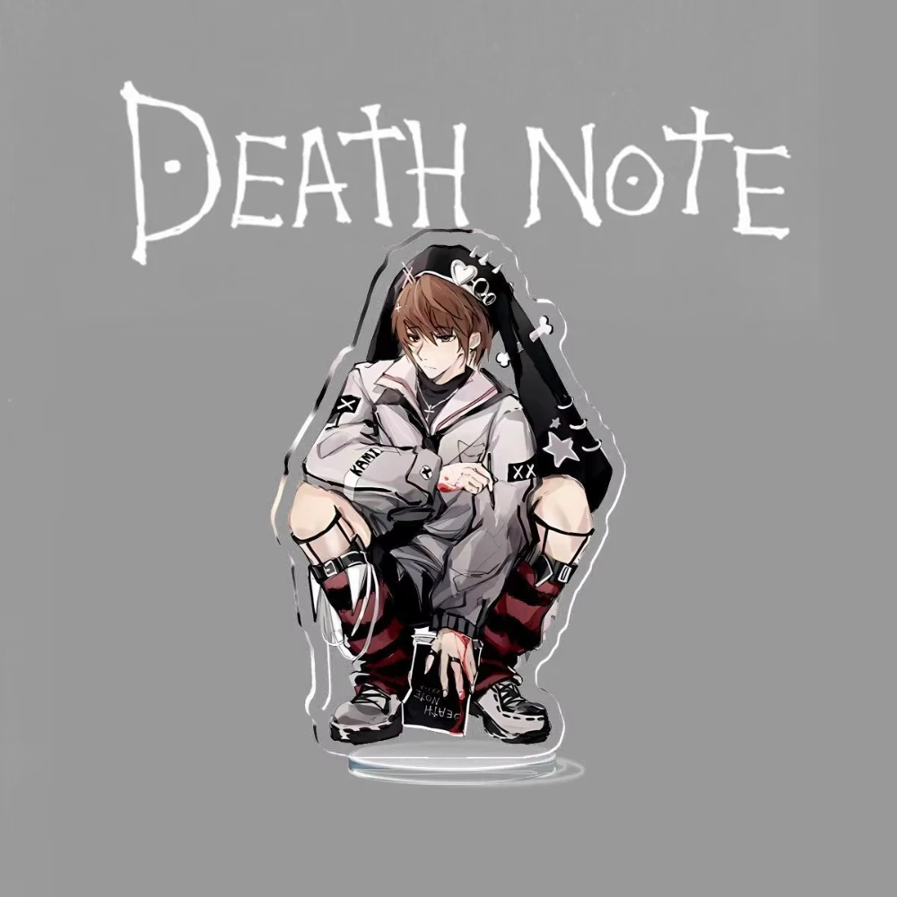 Death Note Desktop Ornaments Stand Card Acrylic Exquisite Cartoons Yagami Light Student Decorate Collect Figure Party Gift