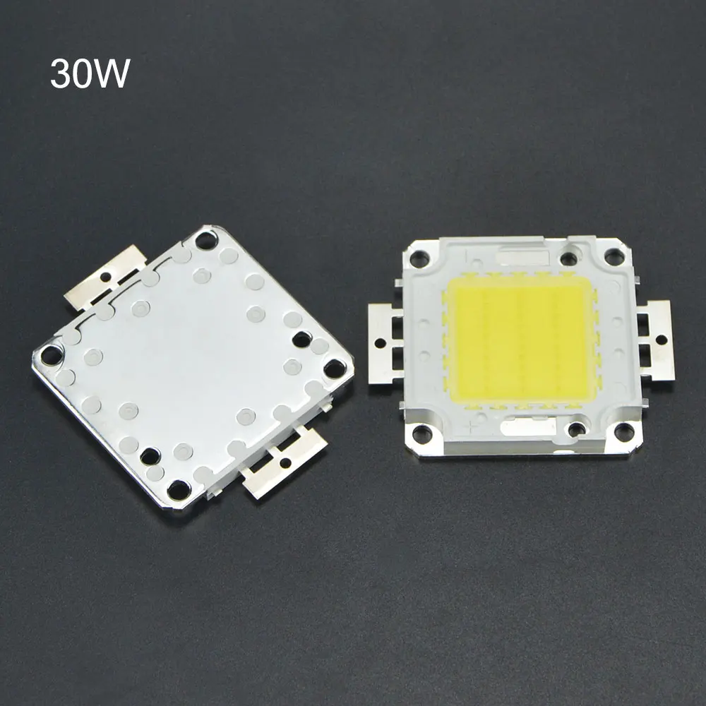 統合されたcob LEDランプ,ハイパワー,10w, 20w, 30w, 50w, 100w, smd,暖かい白色光,DIYスポットライト,2ピース/ロット