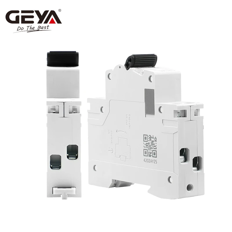 GEYA GYM9N 1P + N MCB 6A 10A 16A 20A 25A 32A 40A 220V AC Circuit Breaker 6KA C Kurve B Kurve