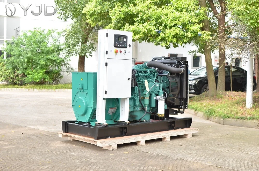 Powered by Vo-lvo Penta TAD551GE Engine Continuous Power 90KW 110kva Open Type diesel Generator Set Factory Price