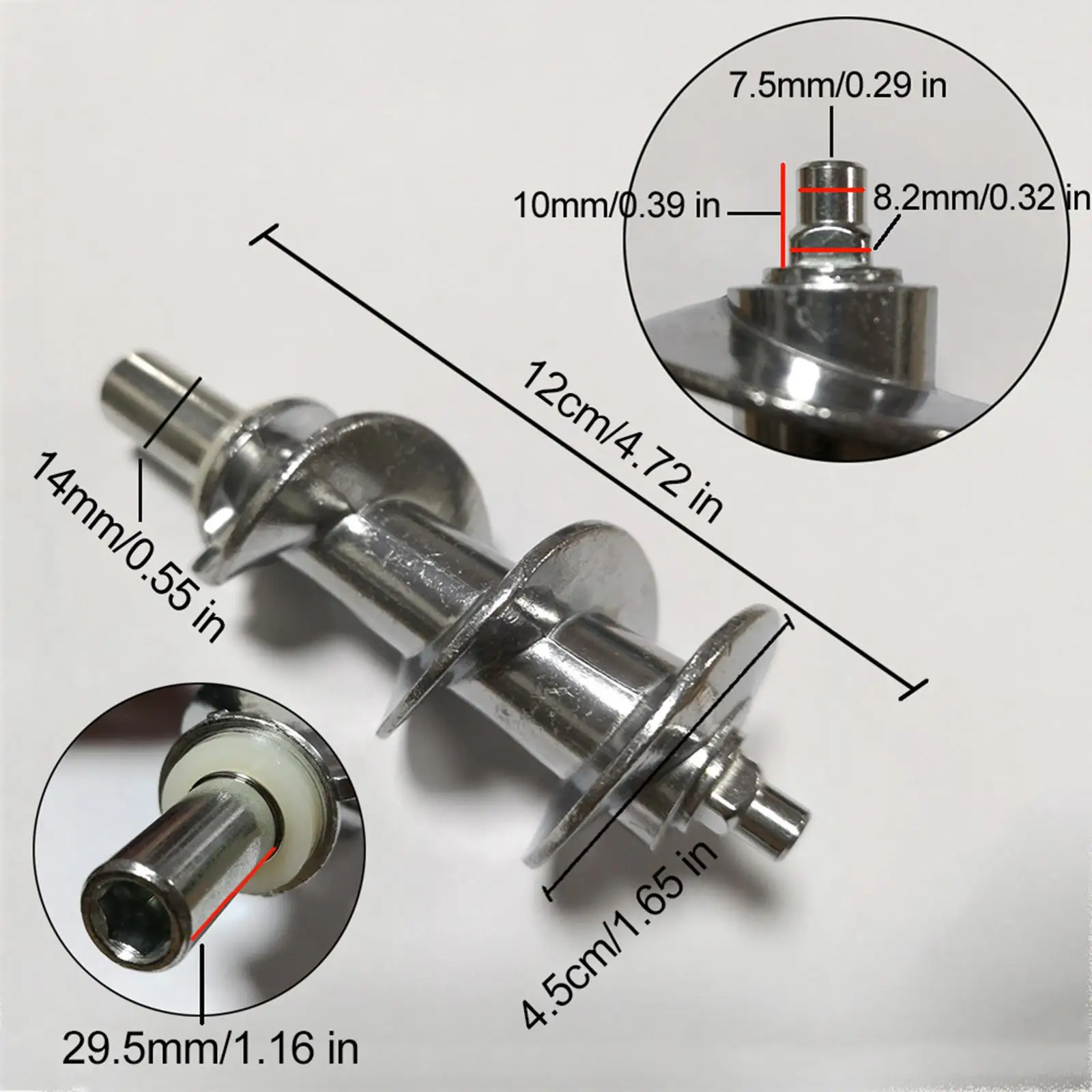 Meat Grinder Screw Auger Duable Spare Parts Replacement Meat Grinder Screw for 010162C G20prpwdr G1300pwtq MG1501 M01M150