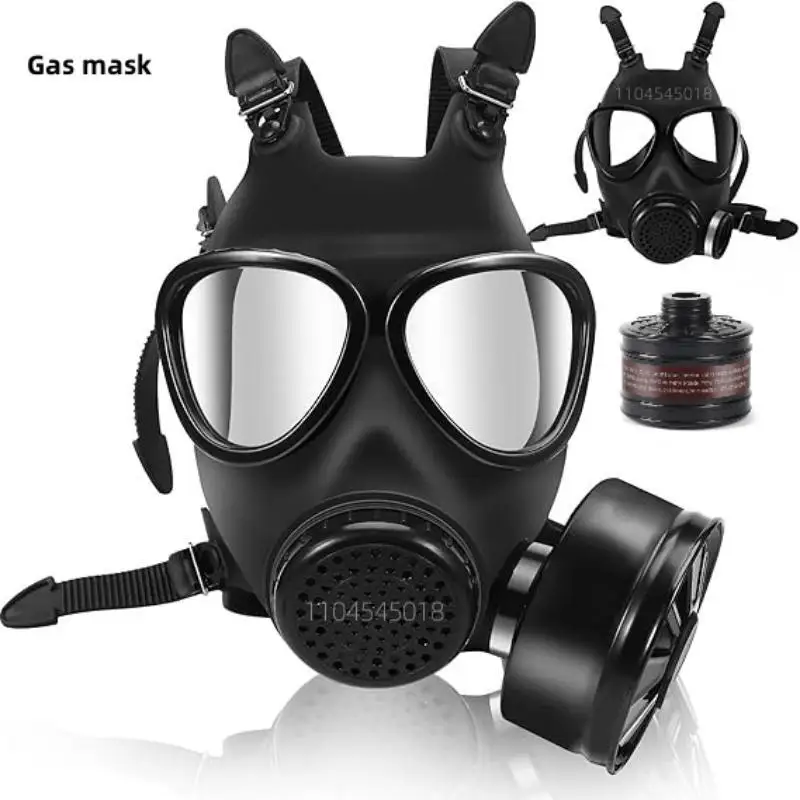 Self-Priming Full Face Mask Gas Mask Biological And Radioactive Pollution Anti-Nuclear Radiation MF14 Chemical Gas Mask