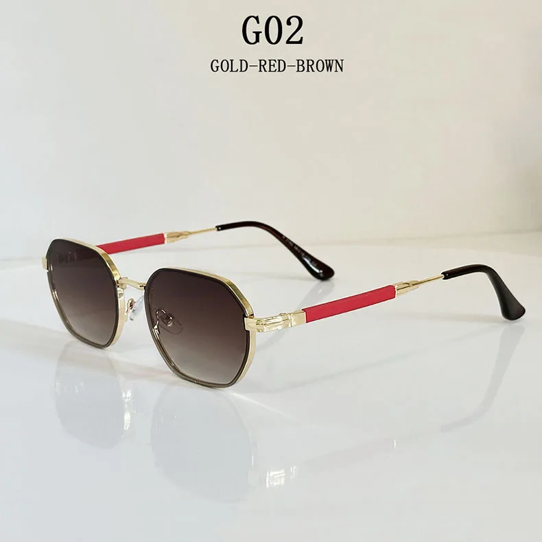 Vintage Sonnenbrille Für Männer Luxus Mode Gläser Shades Quadrat Sonnenbrille Frauen Trendy Gafas De Sol Hombre Zonnebril Occhiali – Detail 2