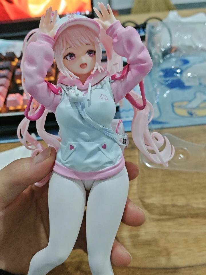 متوفر Nikke: آلهة النصر 26 سنتيمتر أليس أنيمي أرنب الملاك فتاة ملابس السباحة لطيف عمل لطيف صديقة البلاستيكية البرية Oys الهدايا