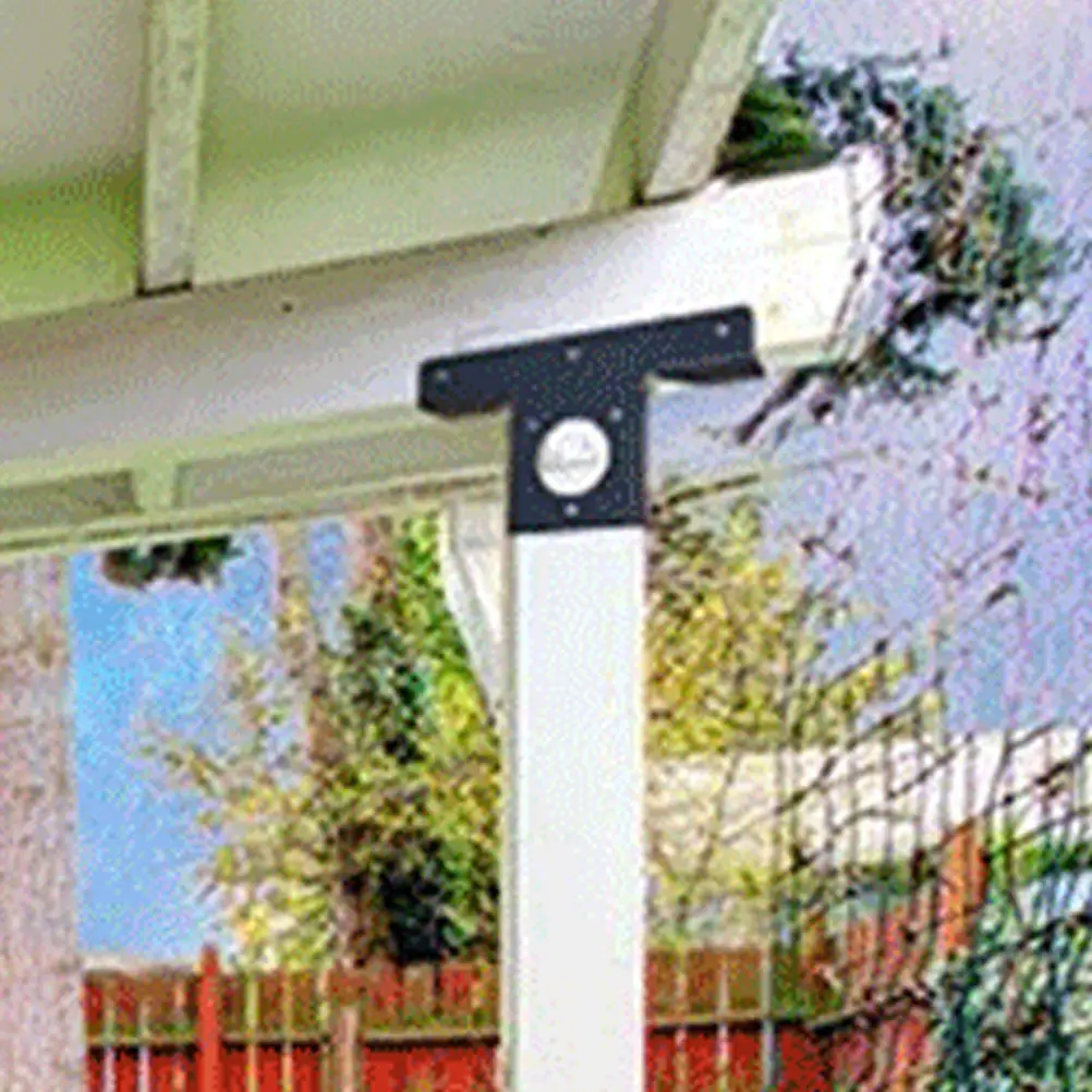 2Pcs Pergola Canopy Bracket Heavy Duty Metal T Shape Extension Corner Support Front Door Patio Replacement Reinforced Pergola