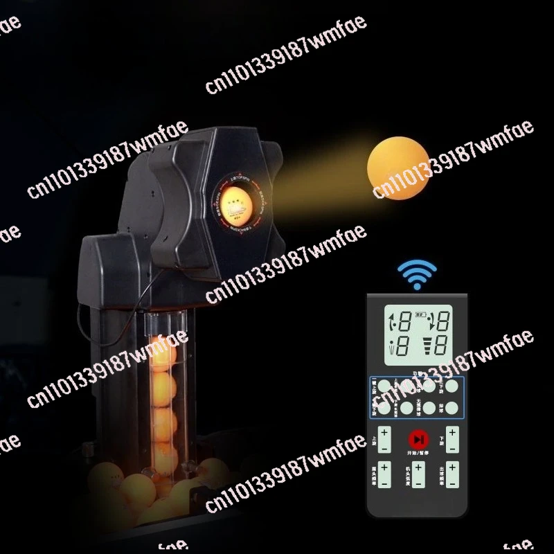 Household, table tennis trainer, automatic serve 40 + automatic receive, table tennis serve machine