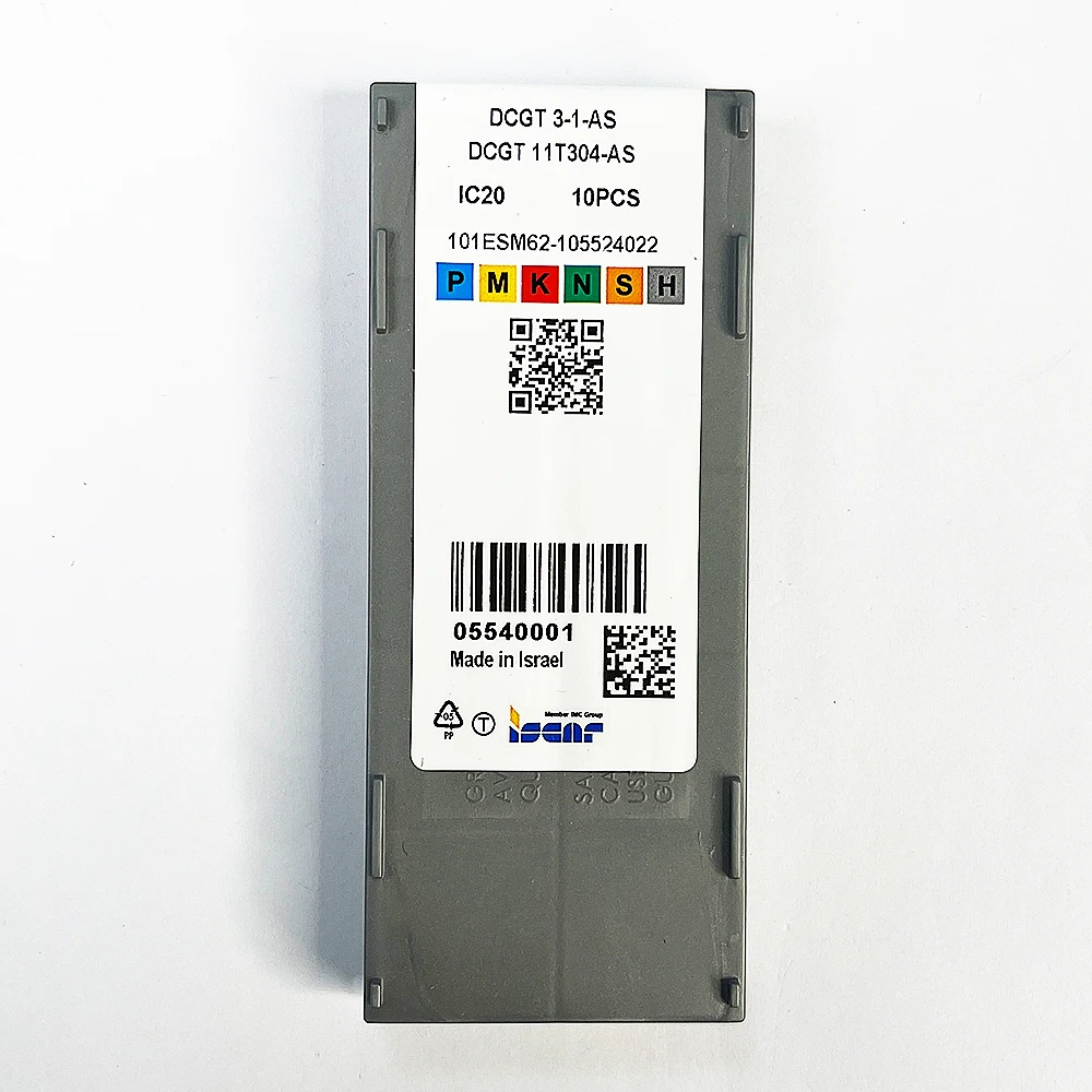HUAZHICHUN, 10 шт. DCGT 11T304-AS, наружный токарный инструмент, алюминиевая токарная вставка, обработка меди и алюминия