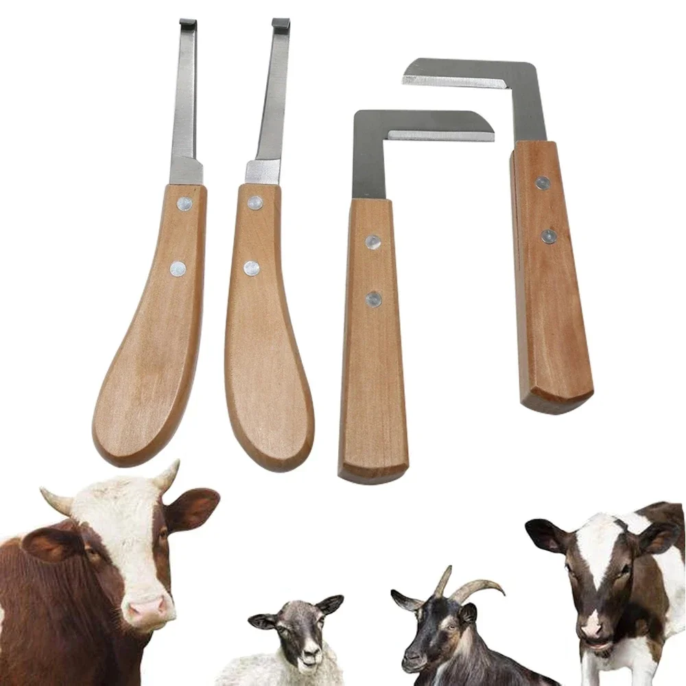 Cattle Horse Hoof Knife Shears Right Handed Double Edge Veterinary Sheep Goat Pig  Castration Farm Animal Foot Pruning Tools