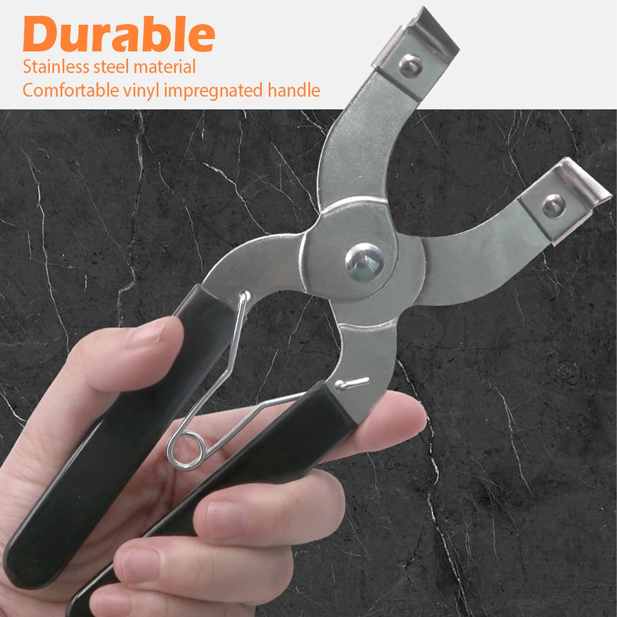 3pcs Piston Ring Installer Piston Ring Plier Piston Ring Compressor Tool Stainless Steel Vehicle Maintenance Clamp For Engine