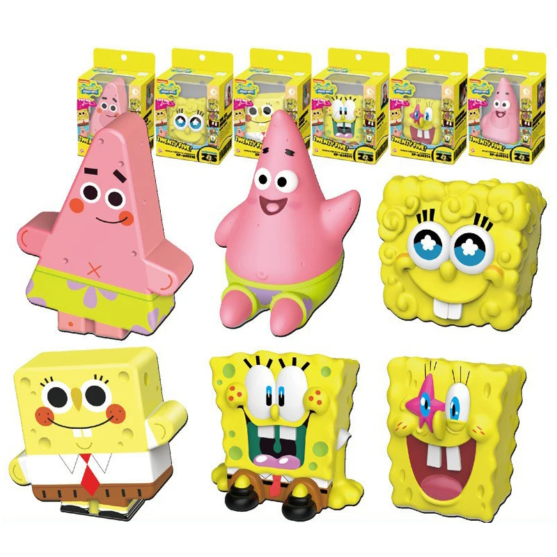 SpongeBob SquarePants Rebound Pinch Music Patrick Star Cartoon Character Children's Stress Relief Toy Birthday Gift
