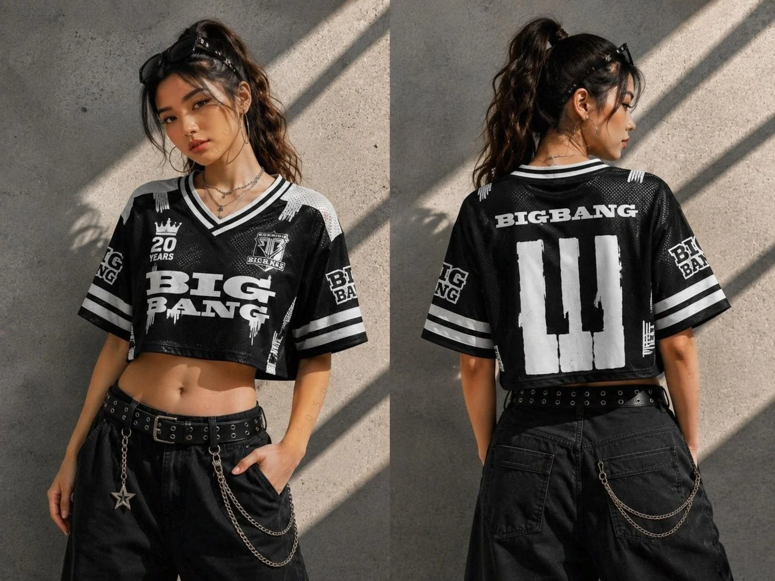 BIGBANG 2026 WORLD TOUR World Tour Side Short Style T-Shirts Printed Loose Y2k Streetwear Couple Motorcycle T-Shirt Fan Gifts ﻿