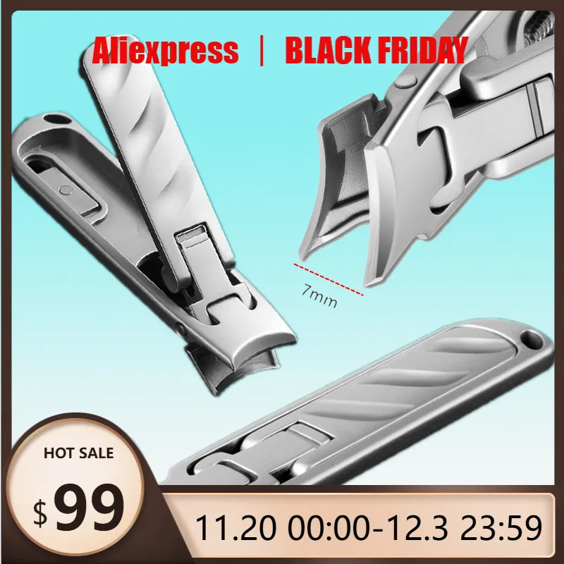 

Ультратонкие кусачки для ногтей из нержавеющей стали, портативные кусачки для ногтей с улучшенной текстурой, брелок для маникюра, инструмент