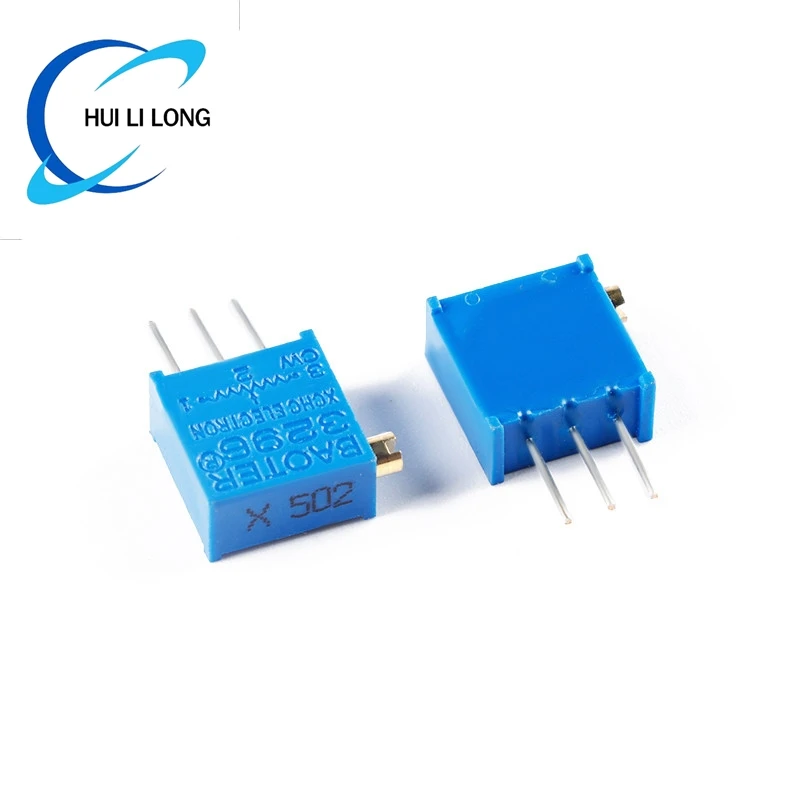 10pcs 3296 3296X 1K 2K 5K 10K 20K 50K 100K 200K 500K 1M 100R 200R 500R ohm Trimmer Potentiometer Variable Resistor Cermet Trimpo