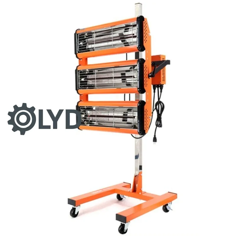 Mobile Shortwave Infrared Paint Curing Lamp Spray Booth Baking Lamp Putty Drying Light for Auto Paint
