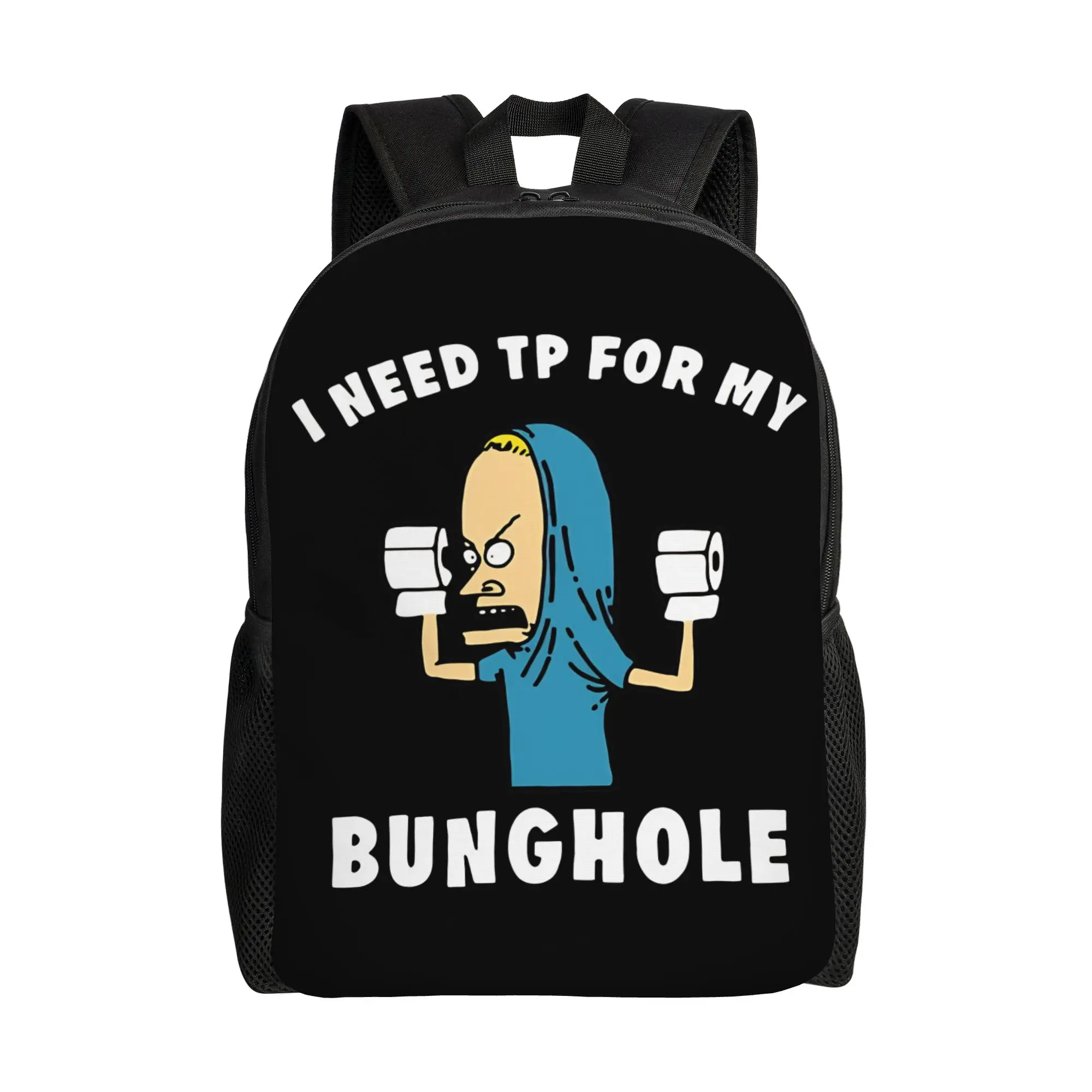 

Рюкзак Beavis and Butthead I Am The Great Cornholio Are You Threatening Me, стильный студенческий рабочий рюкзак, сумка для ноутбука через плечо