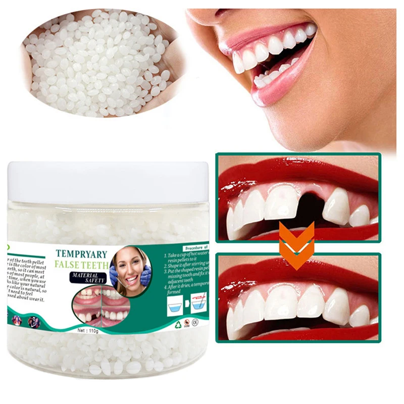 Resin FalseTeeth Temporary Tooth Repair Falseteeth Solid Glue Teeth Glue Teeth Gap Denture Fix Filling Safety Adhesive Make Up