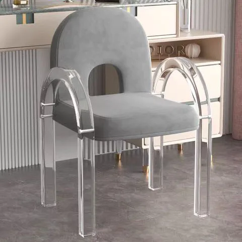 

eq-Modern Acrylic Transparent Foldable Chair with Cushion for Dining Hotel and Home Bar Event Rental Clear Furniture Stool%