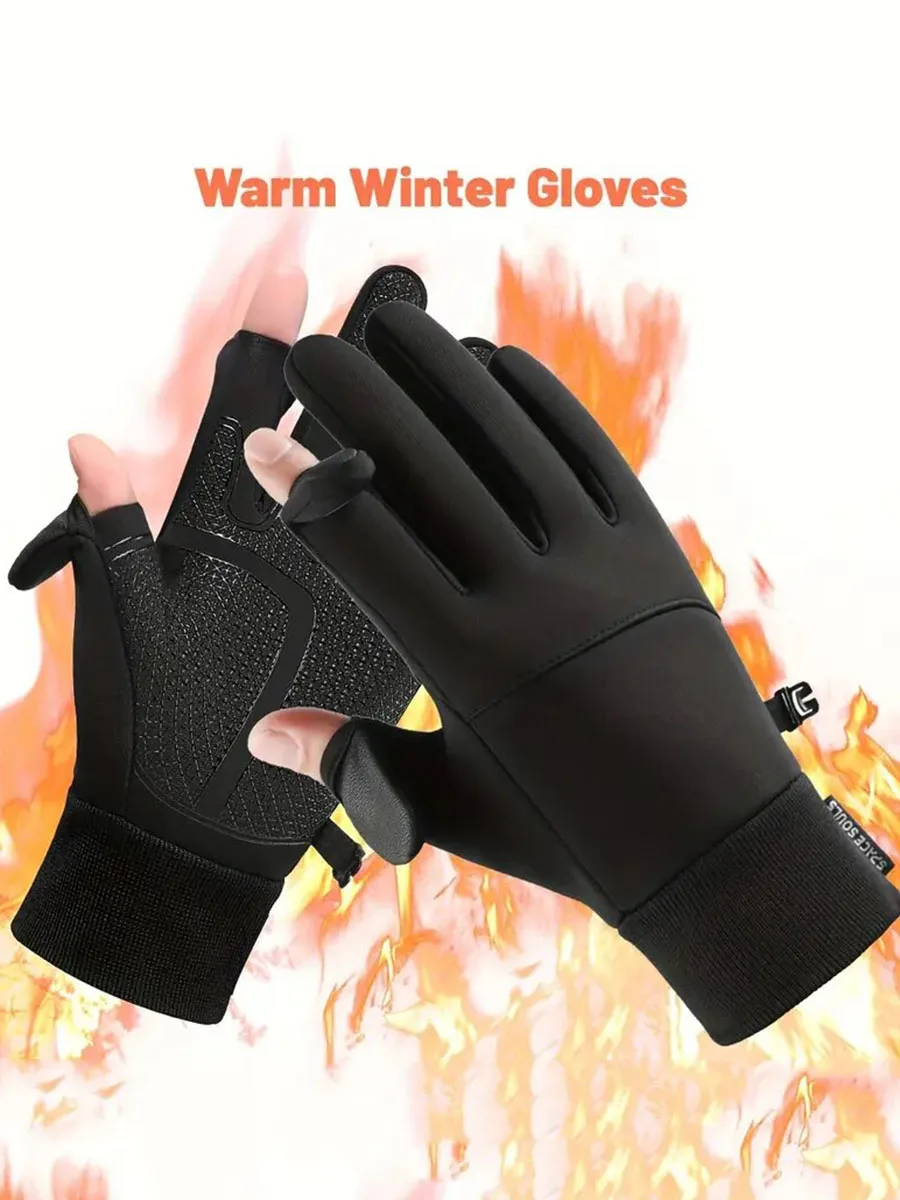 AliExpress Winter Warm Touch Screen Gloves for Men And Women Windproof Waterproof Outdoor Sports Gloves for Running Skiing Cycling Fishing