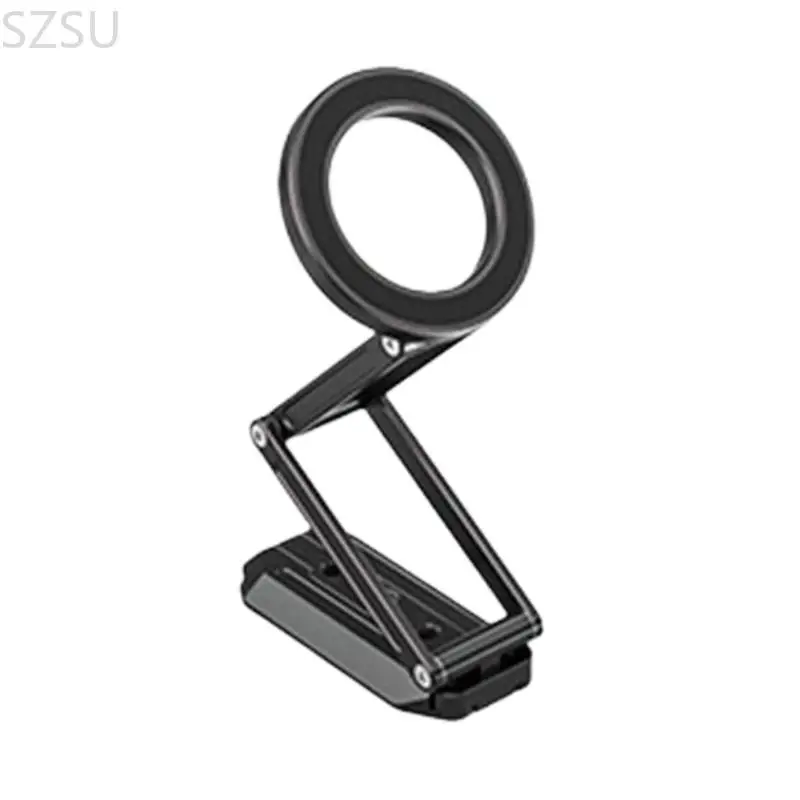 SZSU Telefonhalter Support Handheld/Desktop Verwenden Sie Aluminium Bracket Universal Faltbares Telefonstativständer 16