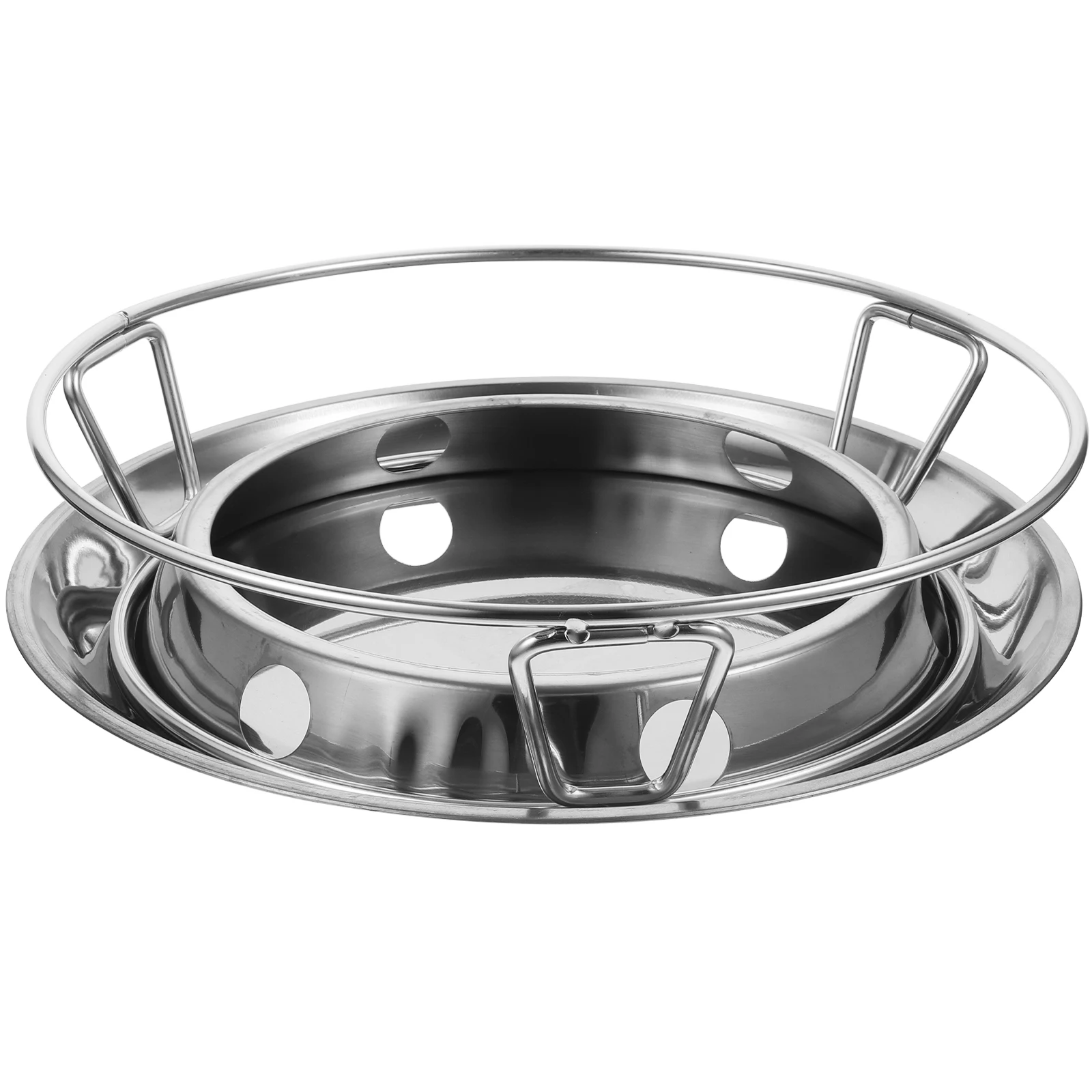 2 stücke Edelstahl Topf Halter Hitzebeständige Topf Rack Für Küche Home Restaurant Kompakte Pfanne Halter Isolierung Regal
