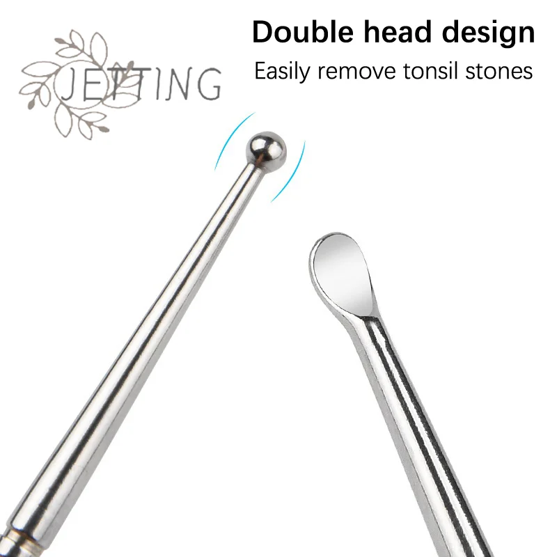 Hot 1Pc Tonsil Stone Removal Stainless Steel Remover Ear Wax Remover Tool Mouth Cleaning Care Tools Health Care