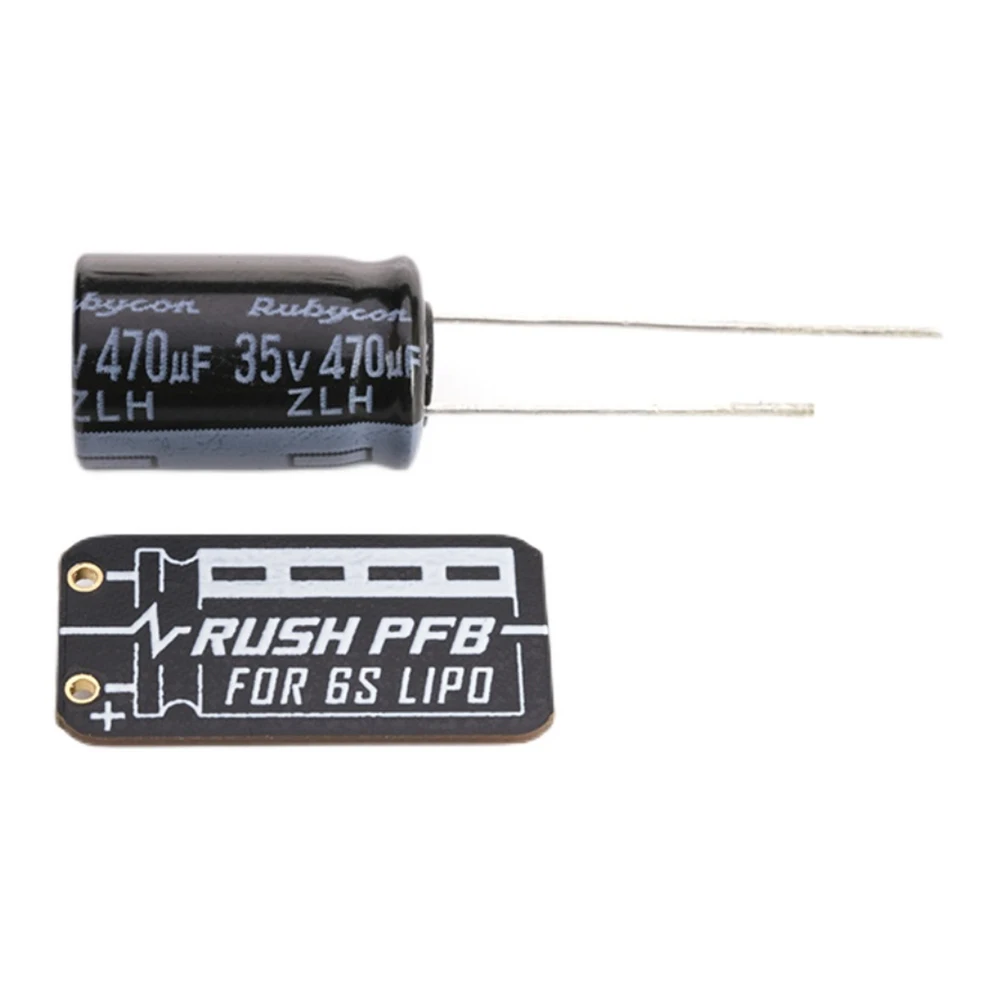 RUSHFPV RUSH PFB LITE Power Filter Board with 35V 470UF Electric Capacity for 6S LIPO FPV Drone Brushless ESC Stacks DIY Parts