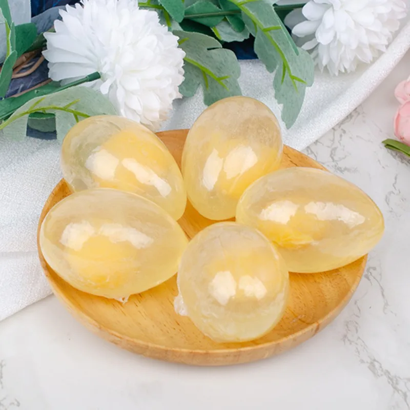 80g Handmade Egg Soap Collagen Face Body Clean Nourishing Bath Acne Pores Shrink Oil Control Moisturizing Hydrate Smooth Health