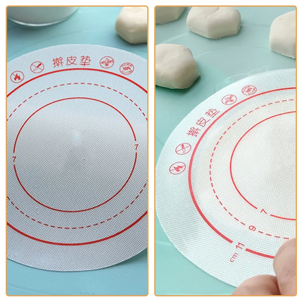 

Nonstick Silicone Dough Rolling Mat Baking Supplies Kitchen Pastry Mat Multi-Function Nonstick Rolling Pad Silicone Baking Mats