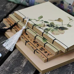 Chinese style retro wired blank notebook kraft paper notebook Palace Museum cultural and creative antique notebook hand book