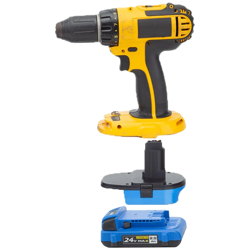 Imagem -05 - Conversor de Bateria Li-ion para Dewalt Nickel Ferramentas Elétricas para Kobalt 24v Acessórios Adaptador Power Tool Ferramenta de Broca Elétrica