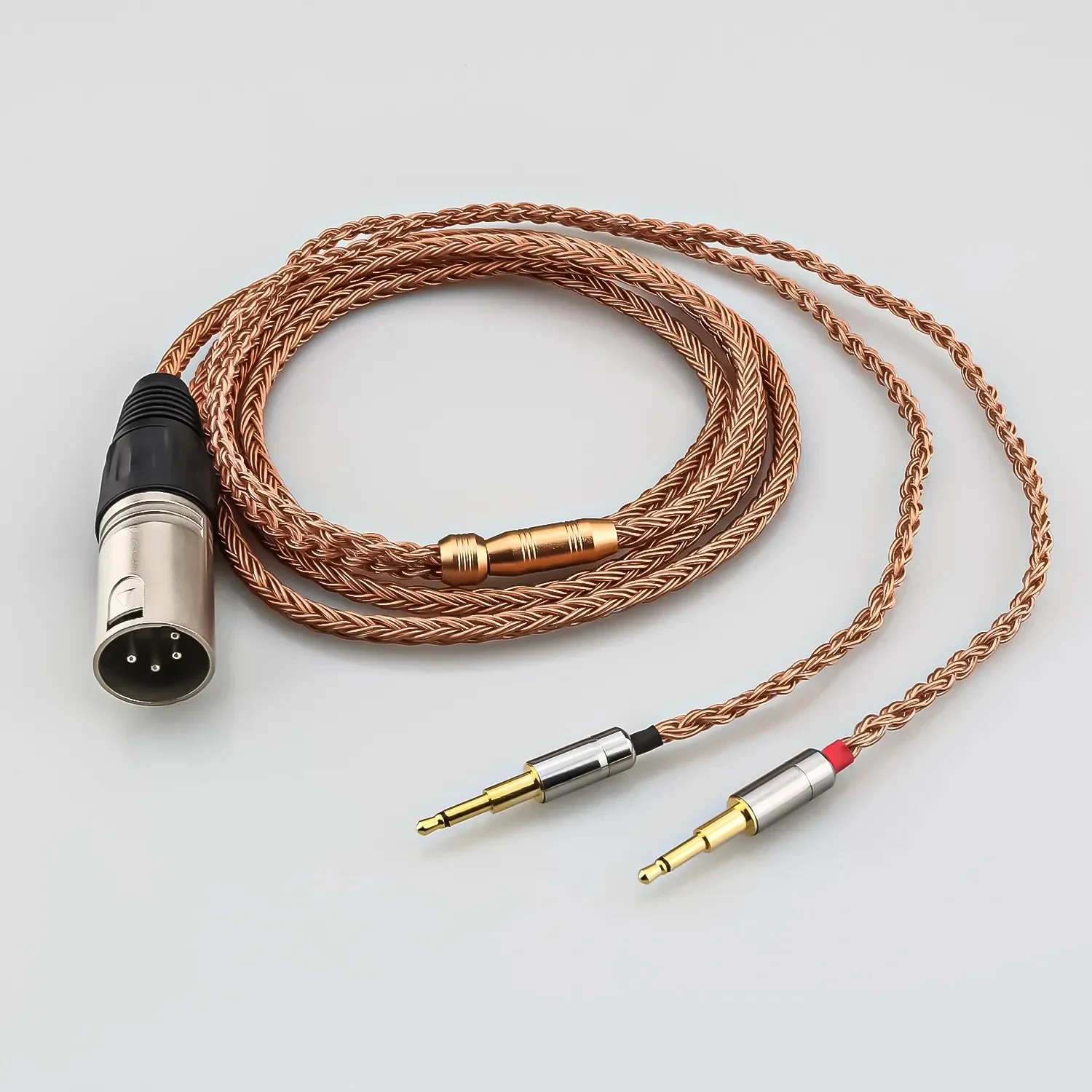 2.5mm 4.4mm 3.5mm XLR 16 Core 99% 7N OCC Earphone Cable For Oppo PM-1 PM-2 Planar Magnetic Sonus Faber Pryma Headphone