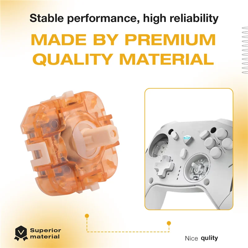 JABS-TMR For Machenike Mechanic Hall Swap Joystick Jh20 Multiple Tactile Options Compatible For G6pro V2 Game Controller - Image 2