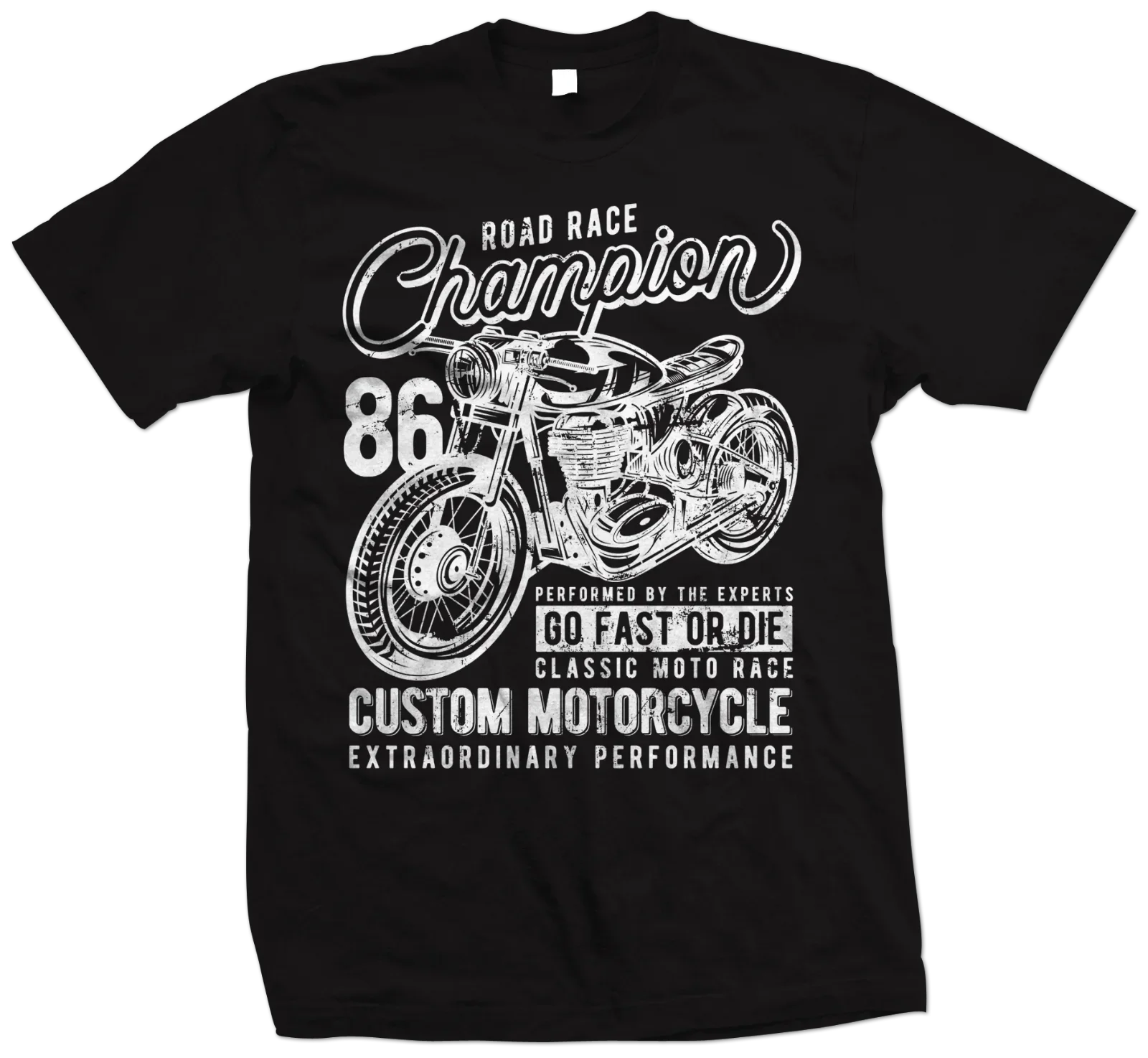 Biker Men Cotton T-Shirt Motorbike Big Size Print Cool Fashion Streetwear Classic Big Size Tee New Arrival Motorcycle Top S-4XL