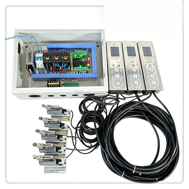 Complete Set Hydraulic Lift Control Box 2–6 Floors Chain Hoist Floor Controller for Home & Freight Elevator