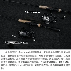 Carrete giratorio Vanquish CE Reel LTD para lubina