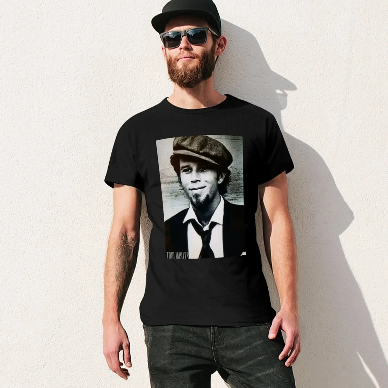 Tom Waits T-Shirt Aesthetic clothing boys whites sublime tops t shirts for men graphic