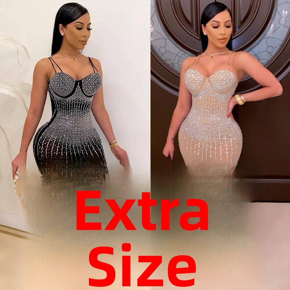 Vestido Ajustado con Adornos de Diamantes y Hombros Descubiertos, Estilo Coreano, Cintura Alta, Manga Larga, Vestido Maxi con...