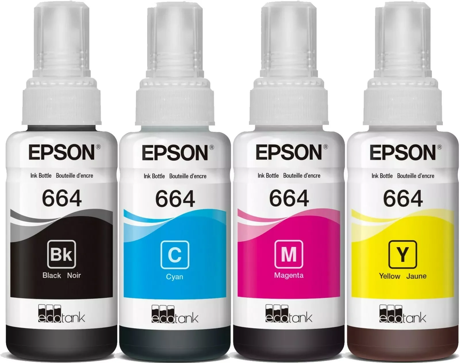 

Оригинальная чернильная бутылка Epson 664, 4 упаковки