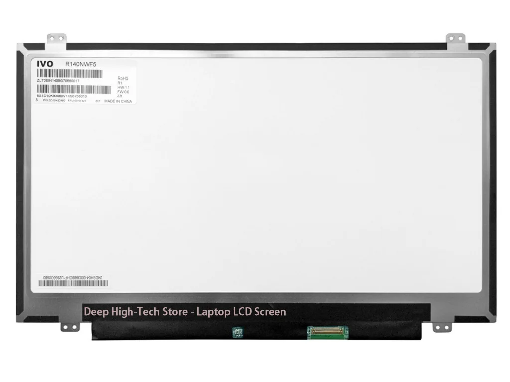 14' IPS LCD Touch Screen NV140FHM-T00 B140HAK01.0 For Lenovo ThinkPad T470P T470S T470 T480 T480S A485 Matrix Panel Replacement