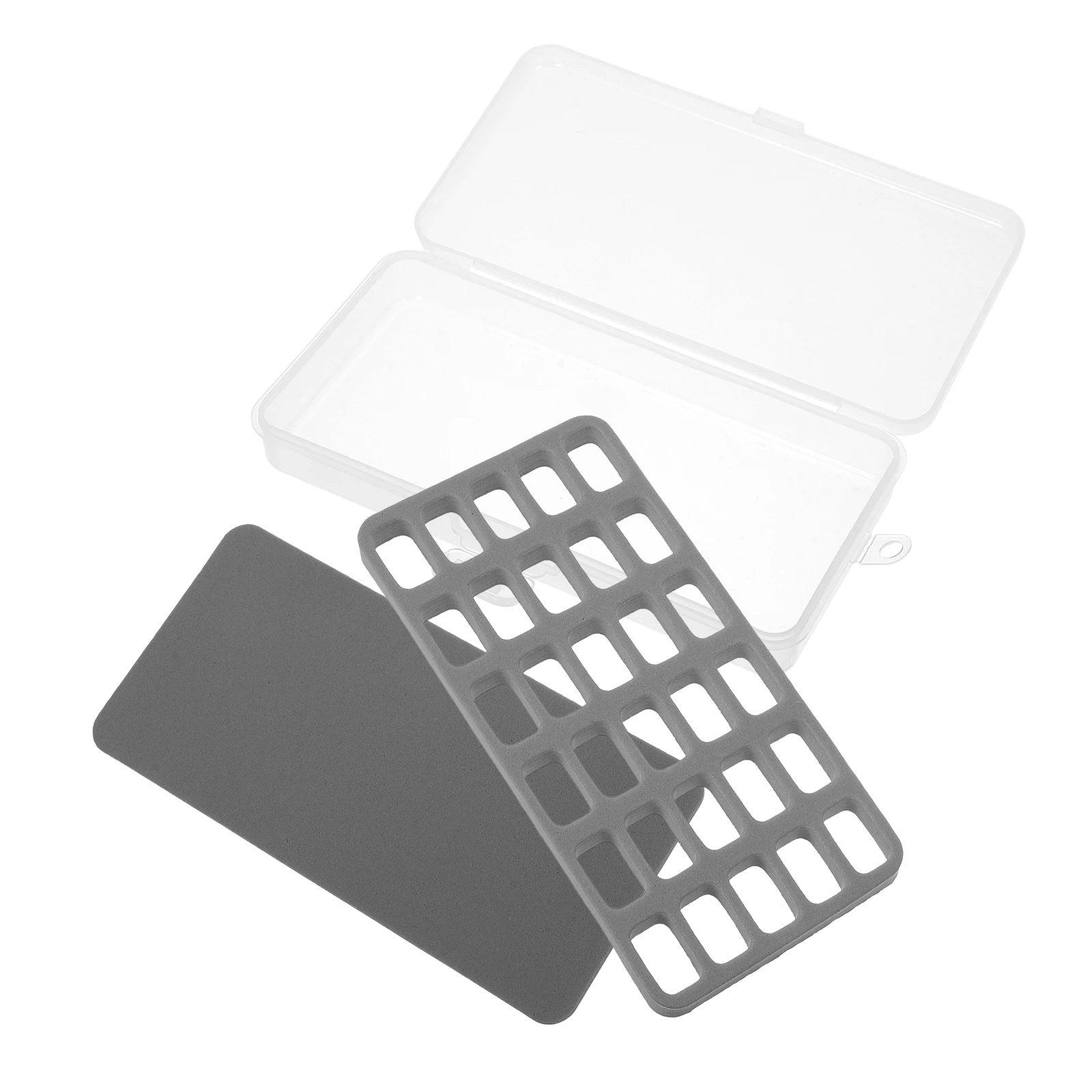 

Transparent Plastic Bobbin Storage Box Organizer for Sewing Machine Bobbins Thread Spools Quilting Craft Portable Sewing Box