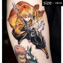 Anime Temporary Tattoos Cartoon Cute Boy Transfer Tattoo Body Art Waterproof Fake Tatoo Stickers for Woman Men
