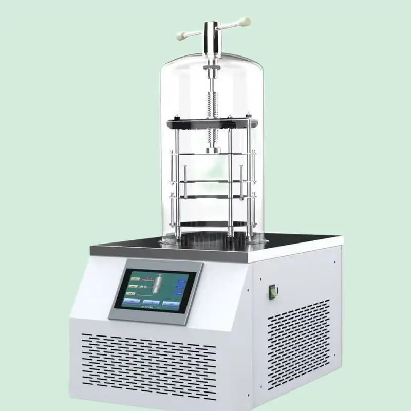 Small Electric Heating Vacuum Freeze Dryer LGJ-10NS 950W High Accuracy From Tianjin For Medical & Food Applications