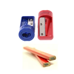 Temperamatite carpentiere taglierina per legno rasoio strumento per affilare stretto colore casuale inviato 1 pz
