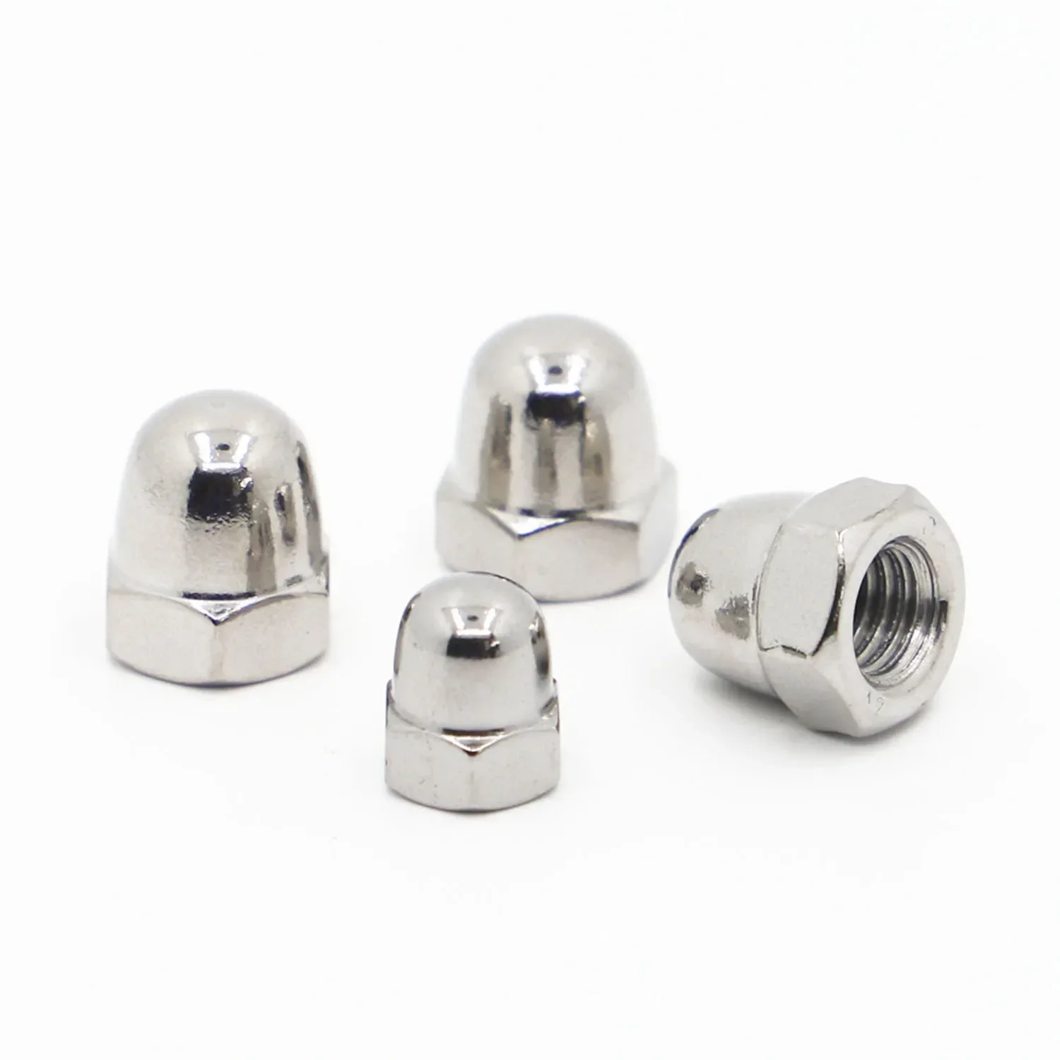 M3 M4 M5 M6 M8 M10 M12 M14 M16 304 Stainless Steel Acorn Cap Nut Decorative Cover Dome Cap Nuts DIN1587